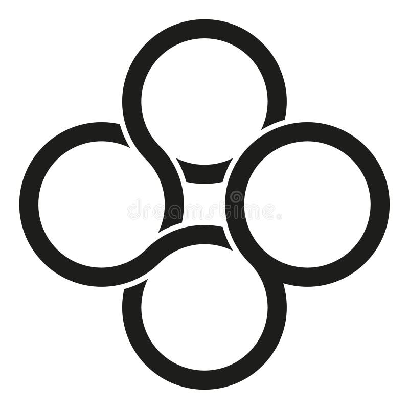 Four Interlocking Circles