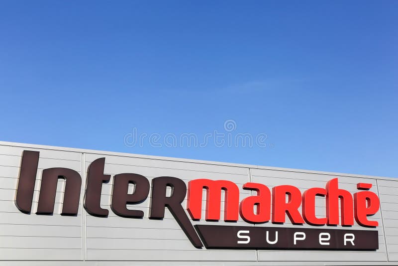 Intermarche Logo On A Facade Editorial Photography Image Of Shop Retailer 90617802