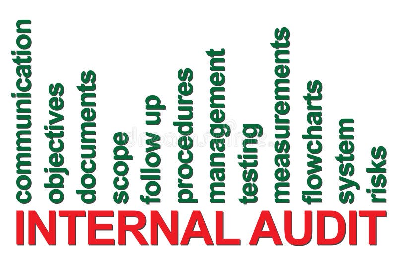 Internal Audit Concept stock illustration