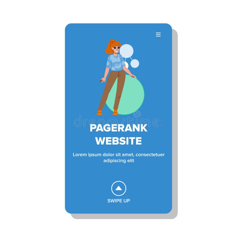 Internal Pagerank Website Vector Stock Vector Illustration of google