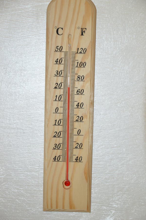 Internal Thermometer for Measuring the Temperature Stock Photo Image