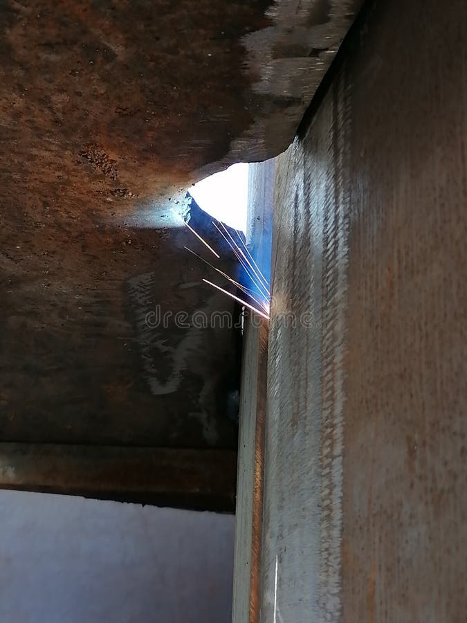 Internal Welding Process in a Tube Stock Photo Image of architecture