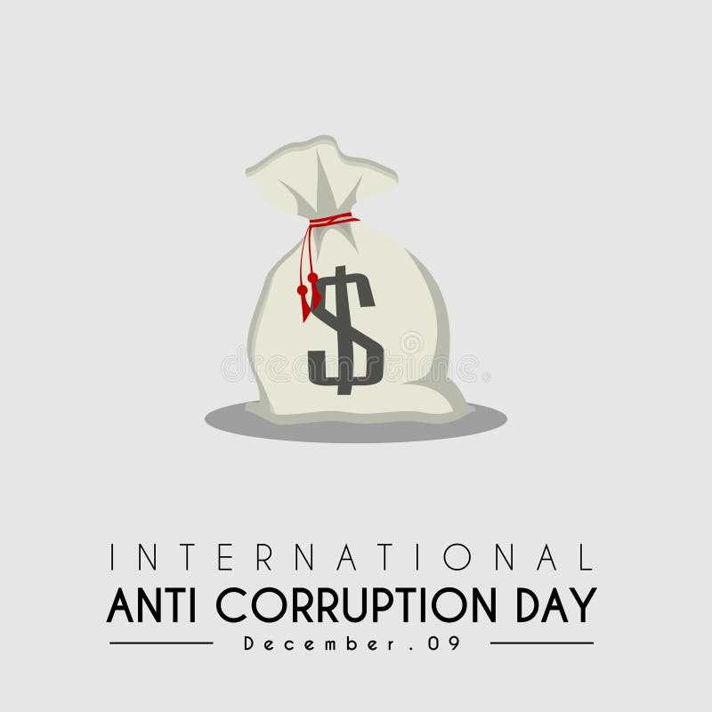 International Anti Corruption Day Stock Vector - Illustration of