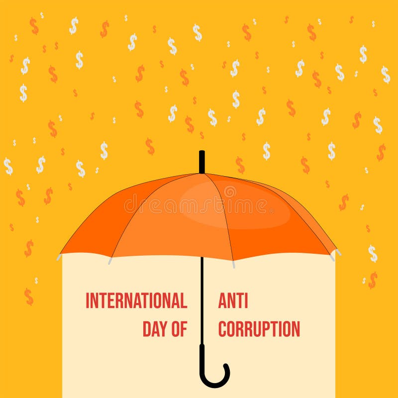 International Anti Corruption Day Stock Vector - Illustration of