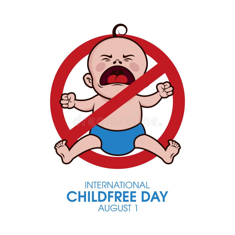 International Childfree Day Vector Stock Vector Illustration of