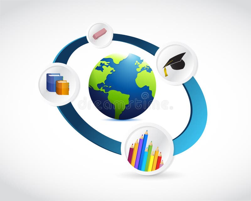 International education illustration design vector illustration