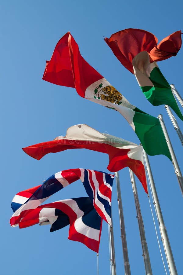 International Flags stock photo. Image of country, multicolored 6573538