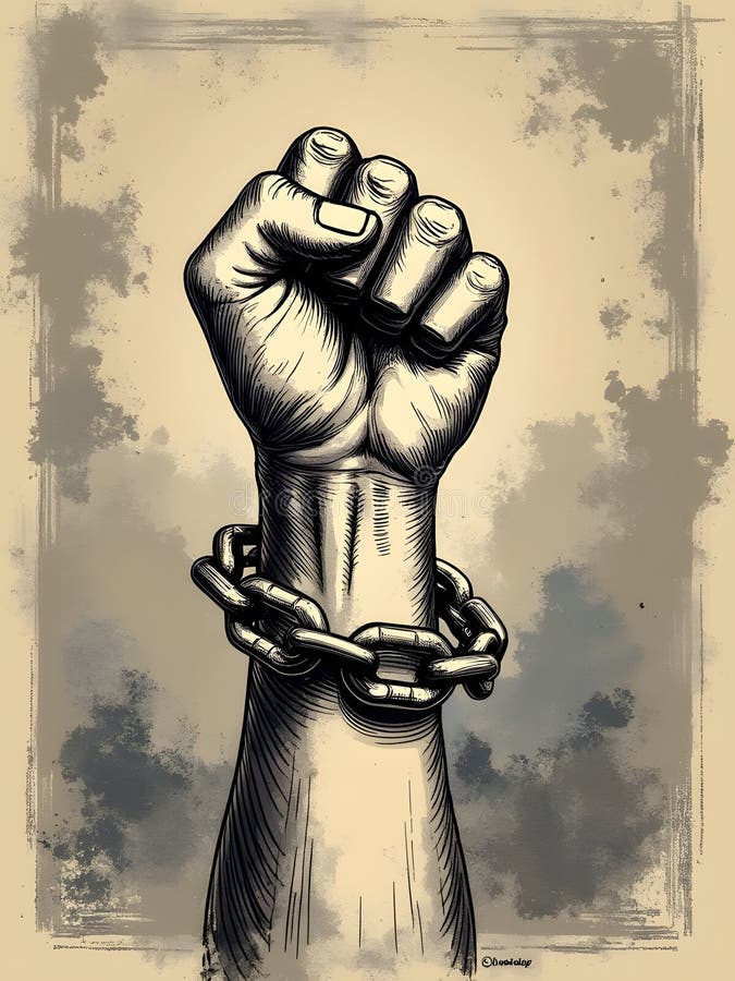 International Human Rights Day. The concept of freedom of speech vector illustration