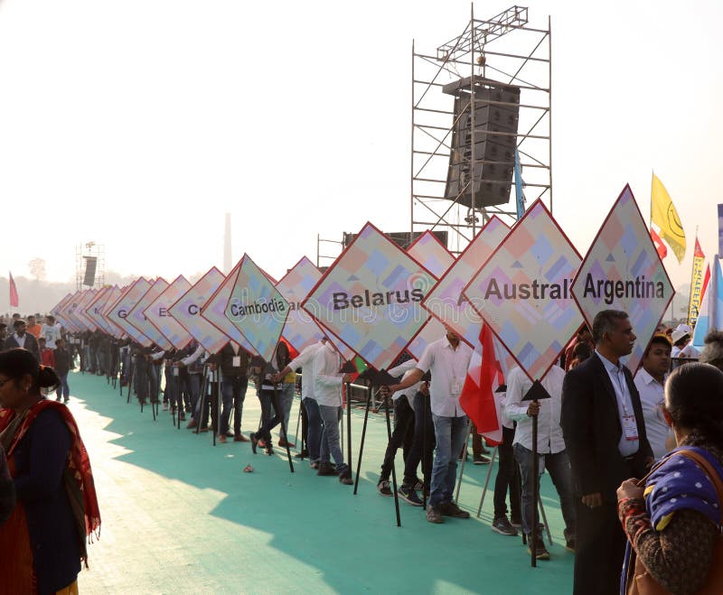 International Kite festival 2018 - India royalty free stock image International Kite festival 2018 - India royalty free stock image