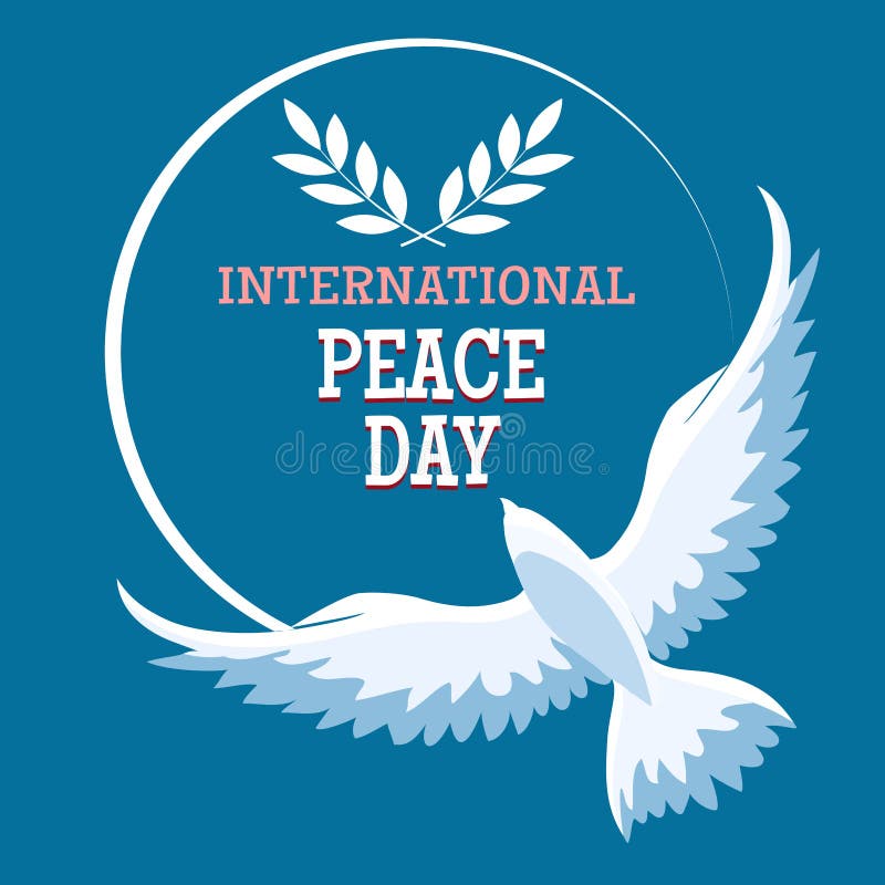International Peace Day Emblem Stock Vector - Illustration of september, charity: 76018944