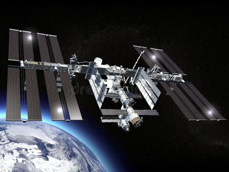 International Space Station. Nasa royalty free illustration International Space Station. Nasa royalty free illustration