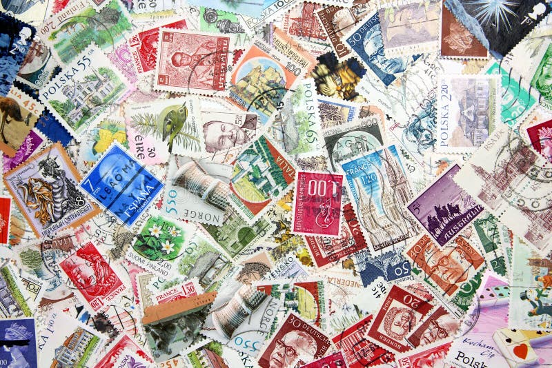 International stamps editorial photo. Image of macro 20913211