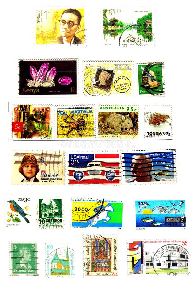 International Stamps Stock Illustrations – 3,264 International