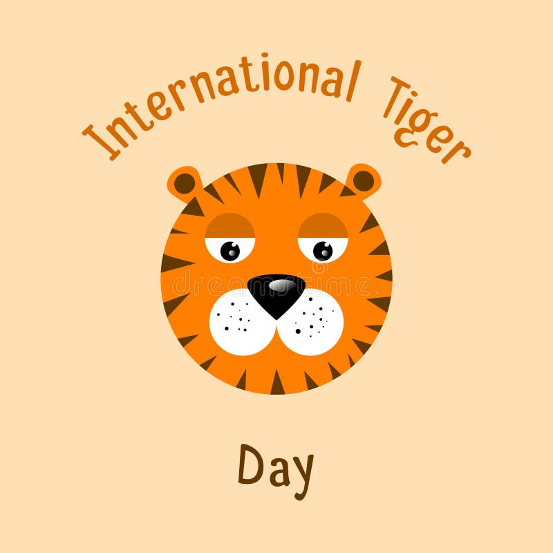 International Tiger Day royalty free illustration International Tiger Day royalty free illustration