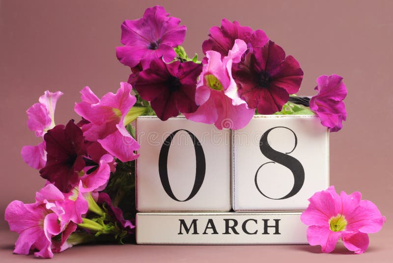 International Women s Day, March 8, calendar