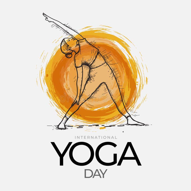 Yoga Day Drawing || Pencil Drawing On World Yoga Day || Easy Drawing On Yoga  || Pencil Art - YouTube