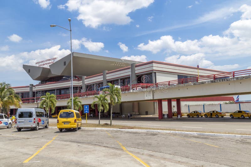 Internationale Luchthaven Jose Marti Havana, Cuba royalty-vrije stock afbeeldingen Internationale Luchthaven Jose Marti Havana, Cuba royalty-vrije stock afbeeldingen