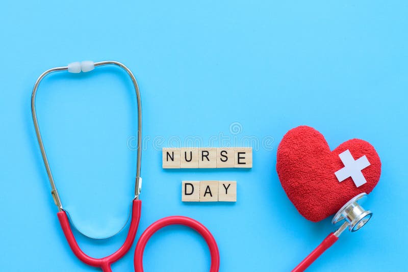 Internationale Verpleegstersdag, 12 Mei Gezondheidszorg en Medisch Concept stock afbeelding Internationale Verpleegstersdag, 12 Mei Gezondheidszorg en Medisch Concept stock afbeelding