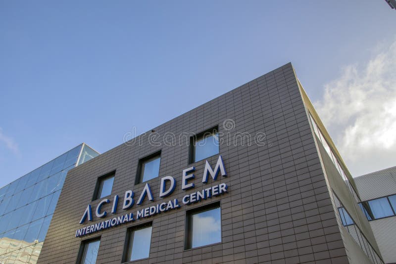 Internationales Gesundheitszentrum-Gebäude ACIBADEM in Amsterdam die Niederlande 2018 stockfoto Internationales Gesundheitszentrum-Gebäude ACIBADEM in Amsterdam die Niederlande 2018 stockfoto
