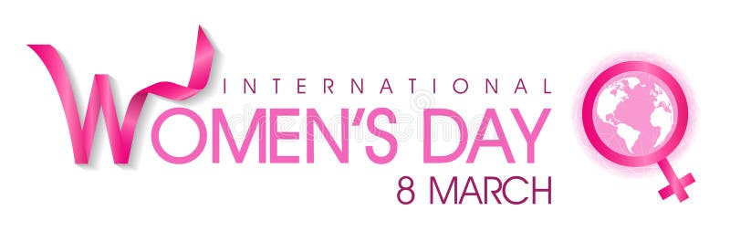 Internationell dag för kvinna` s på bakgrund för mars 8