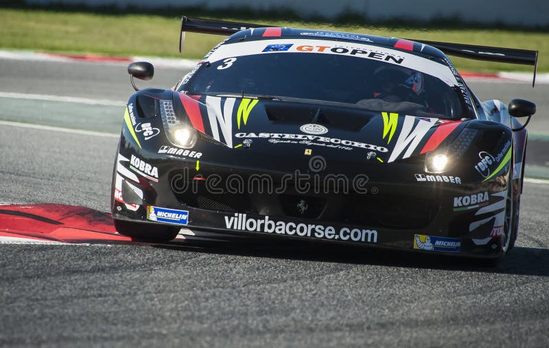 Internazionale GT APERTA SCUDERIA VILLORBA CORSE fotografia stock libera da diritti Internazionale GT APERTA SCUDERIA VILLORBA CORSE fotografia stock libera da diritti