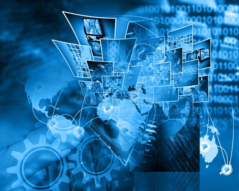 Internet abstraction royalty free stock photography