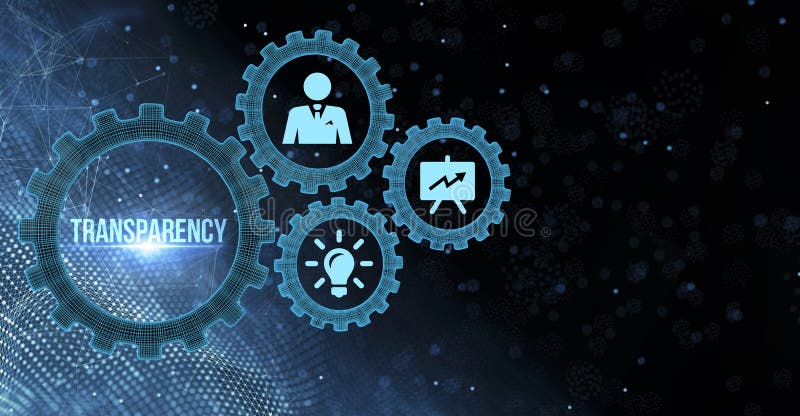 Internet, business, Technology and network concept. Transparency stock illustration