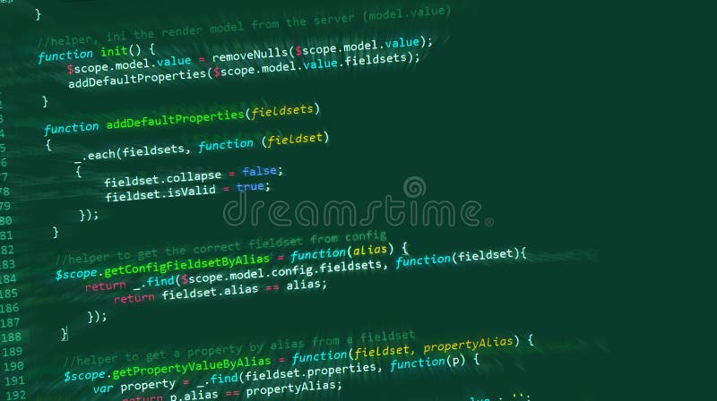 Internet Computer Code HTML Web stock abbildung