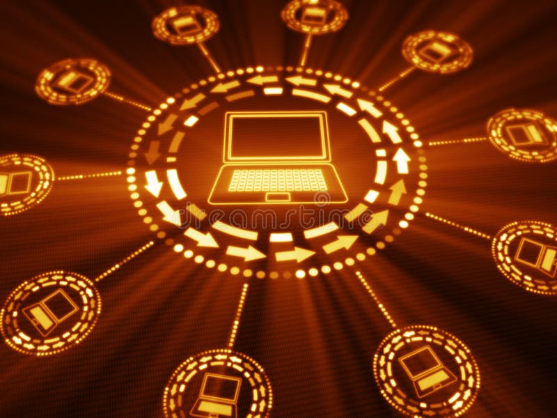 Internet concept royalty free illustration