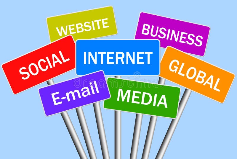 Internet Concept stock illustration