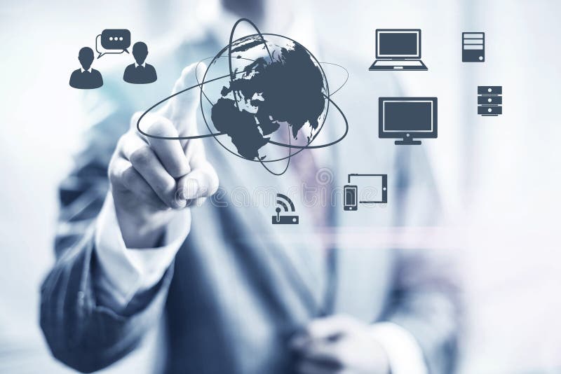 Internet connection royalty free stock photo