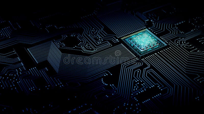 Internet data processing concept royalty free illustration