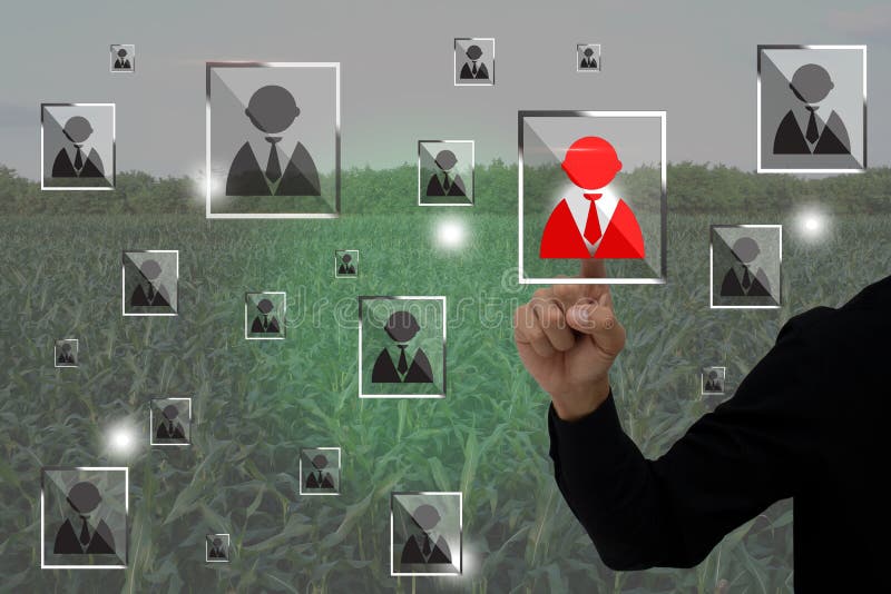 Internet del concepto de la agricultura de las cosas, cultivo elegante, uso del granjero aumentó el uso de la realidad para manej imagenes de archivo Internet del concepto de la agricultura de las cosas, cultivo elegante, uso del granjero aumentó el uso de la realidad para manej imagenes de archivo