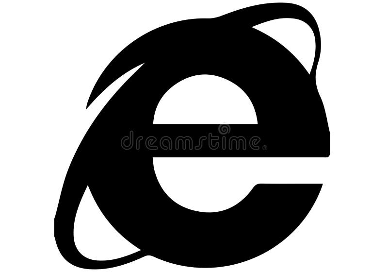 Internet Explorer Icon Logo Editorial Image - Illustration of ...
