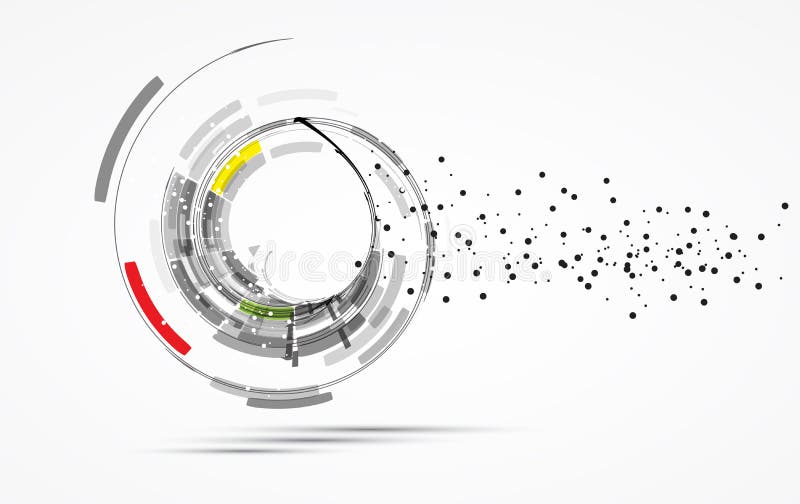 Internet futuristic high computer technology business b stock illustration