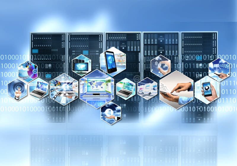 Internet and information technolgy royalty free stock images