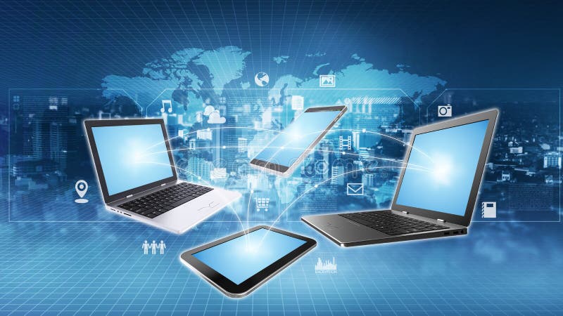 Internet information technology concept royalty free illustration Internet information technology concept royalty free illustration