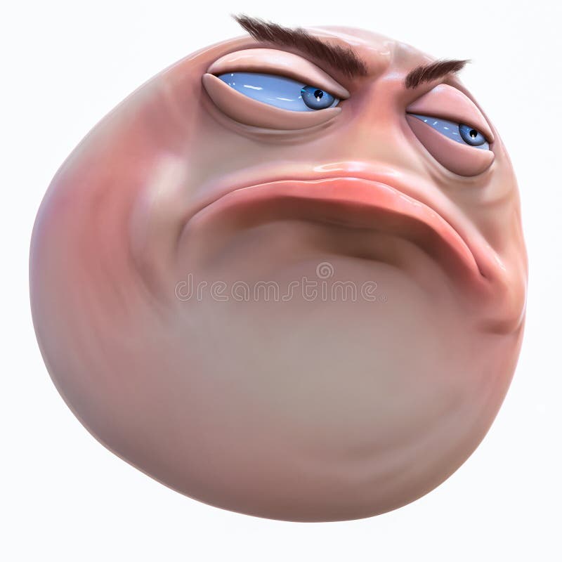 Internet Meme What Have You Done Rage Face 3d Illustration Stock Photo -  Download Image Now - iStock