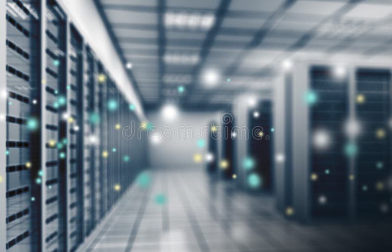 Internet provider, centro dati immagini stock