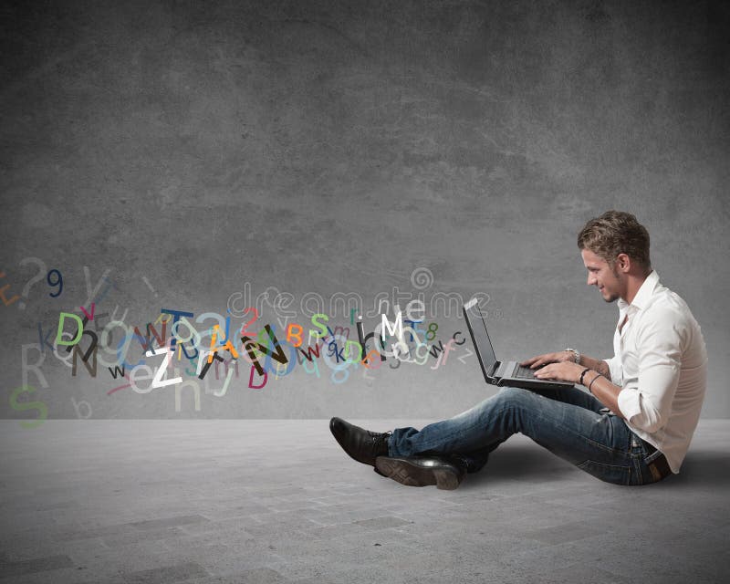 Internet-Schwätzchenkonzept Internet-Schwätzchenkonzept