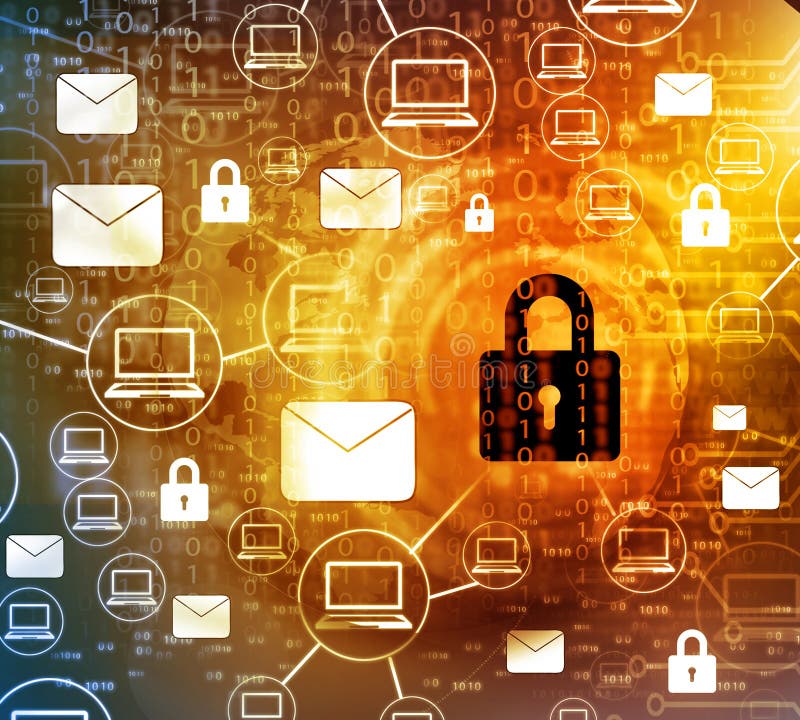 Internet Security concept stock photo