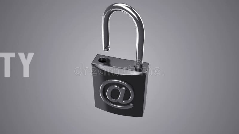 Internet security loop vector illustration
