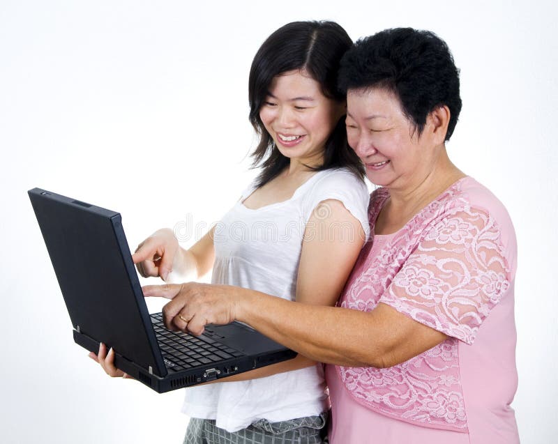 Internet-Spaß stockfoto