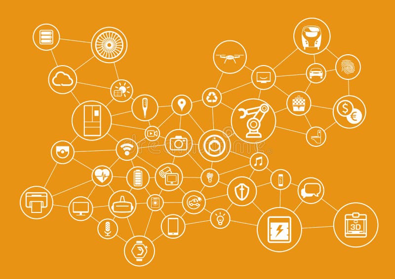 Internet of Things concept royalty free illustration Internet of Things concept royalty free illustration