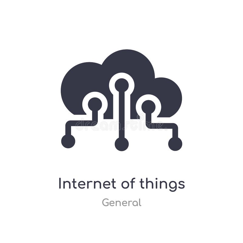 Internet van dingenpictogram geïsoleerd Internet van de vectorillustratie van het dingenpictogram van algemene inzameling editabl stock illustratie Internet van dingenpictogram geïsoleerd Internet van de vectorillustratie van het dingenpictogram van algemene inzameling editabl stock illustratie
