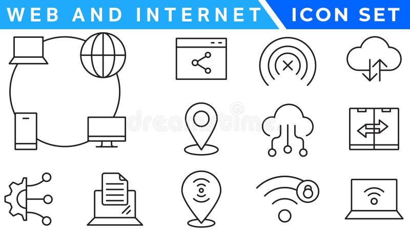 Internet 02-14 royalty free illustration