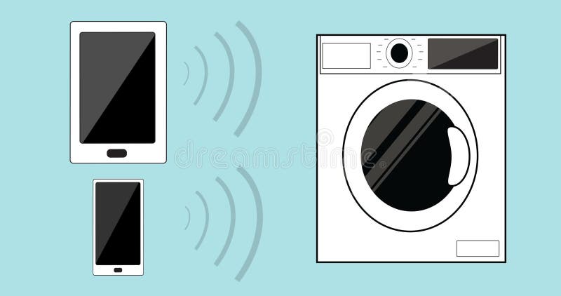 Internet wifi del control del hogar del â€ de las cosas IOT “de la lavadora
