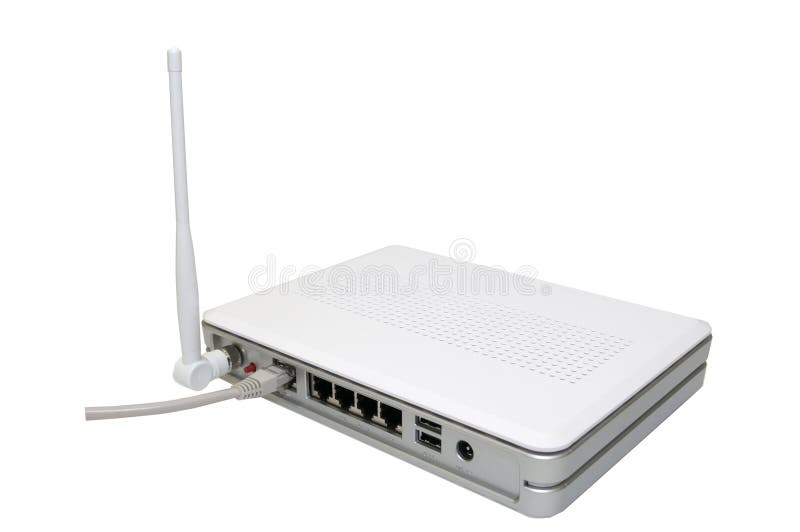Internet wireless router royalty free stock images