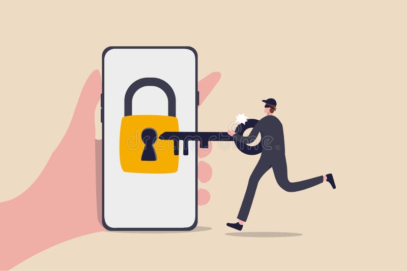 Internetsicherheitshacker-Schnäppchengeld Online Phishing oder digitale ein Bankkonto habende Drohungskonzepthand Intelligentes Ha lizenzfreie stockfotos
