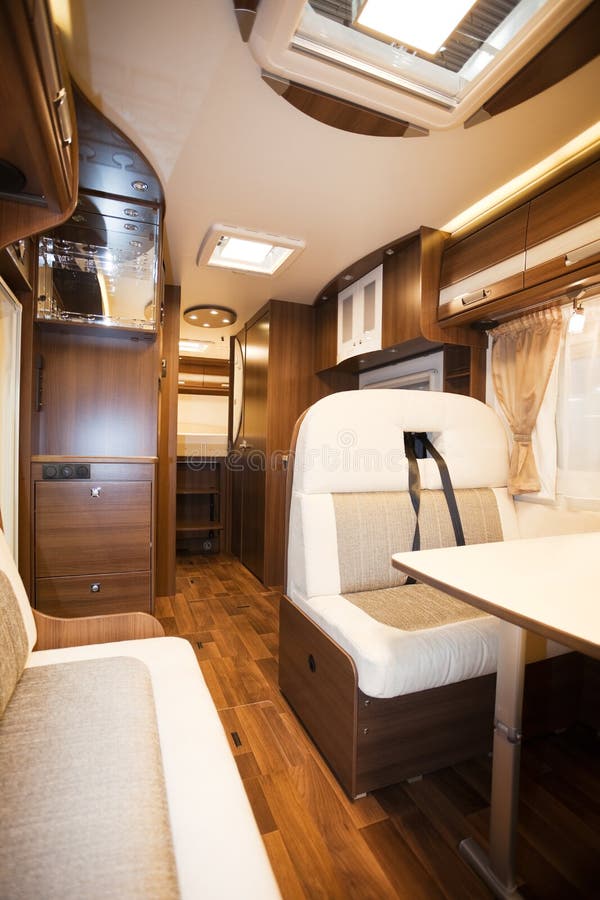 New Interior of Recreational Vehicle. New Interior of Recreational Vehicle